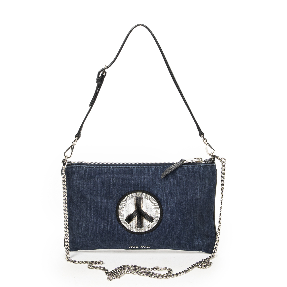 Miu Miu Rock Chain Pochette Bag - Picture 5 of 10
